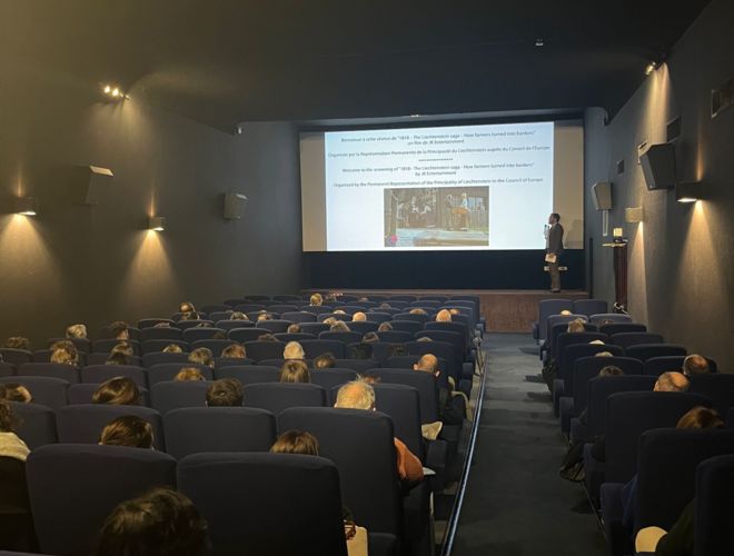 Filmvorführung von "1818 - die Liechtenstein-Saga: Vom Bauer zum Banker" in Strassburg