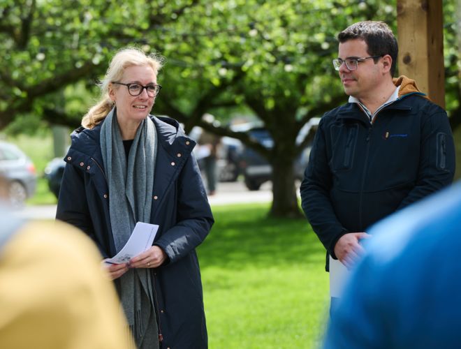 Besichtigung Ruggeller Riet und Binnenkanalmündung